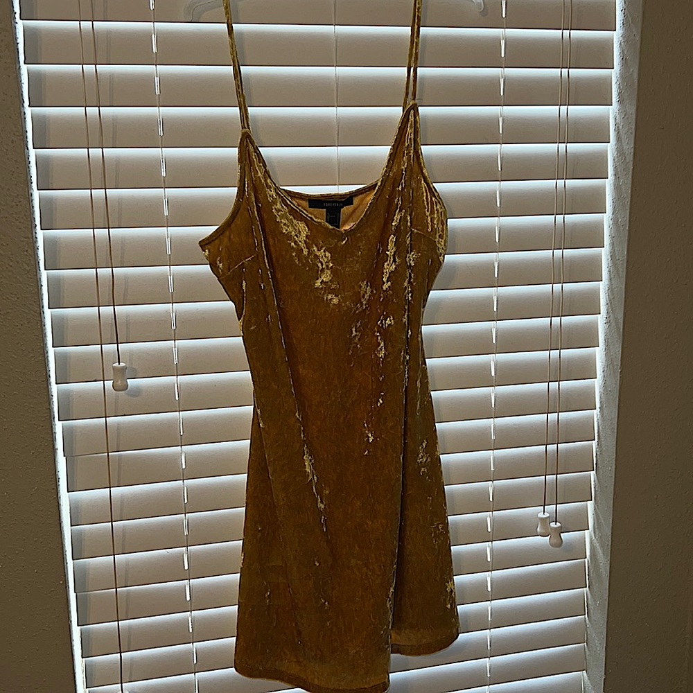 Golden Forever 21 Dress